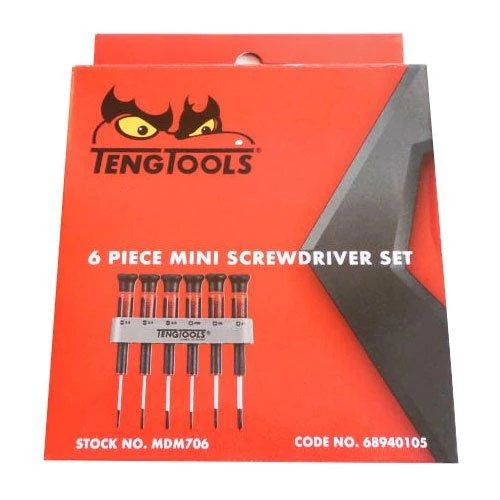 TengTools Atsuktuvų komplektas Teng Tools MDM706; 6 vnt.