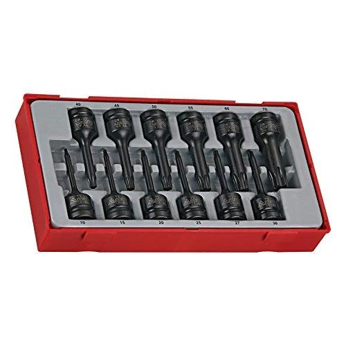 TengTools Smūginių sukimo antgalių rinkinys Teng Tools TT9212TX; 12 vnt.