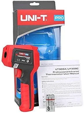 UIT Profesionalus infraraudonųjų spindulių termometras -32°C - 450°C UT309A UNI-T
