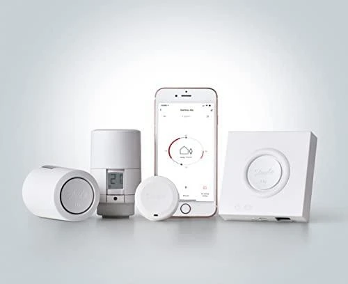 Išmani belaidė šildymo valdymo sistema Danfoss Ally, radiatoriaus termostatas RAV+RAVL+RA+M30x1.5
