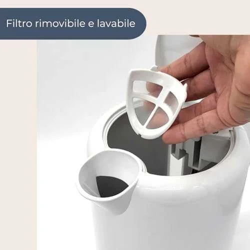 Virdulys Terraillon Vattenkokare Diamond 1,5L 2200W vit