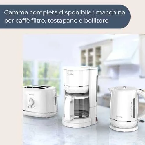 Virdulys Terraillon Vattenkokare Diamond 1,5L 2200W vit