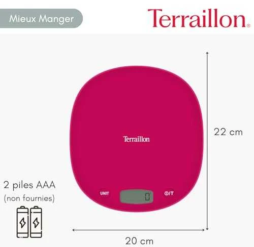 Ariete Terraillon Sas TERRAILLON 14133 Macaron One KEA44012CY El. virtuvinės svarstyklės