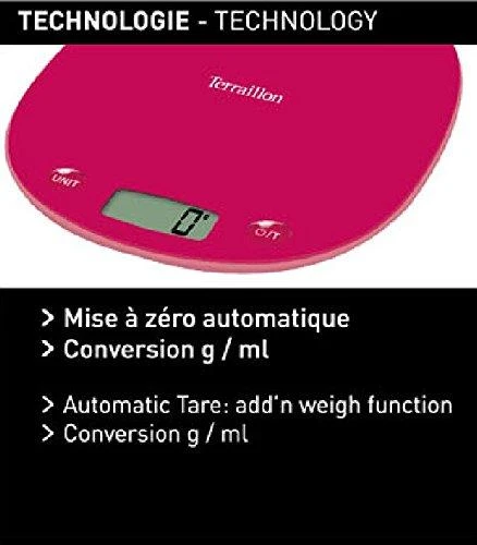 Ariete Terraillon Sas TERRAILLON 14133 Macaron One KEA44012CY El. virtuvinės svarstyklės