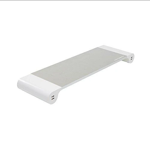 Laikiklis Terratec Spacebar aliuminio monitoriaus stovas su 4 USB įkrovimo prievadais