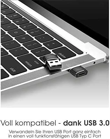 Adapteris USB TerraTec C20 USB-A - USB-C Juodas (387822)