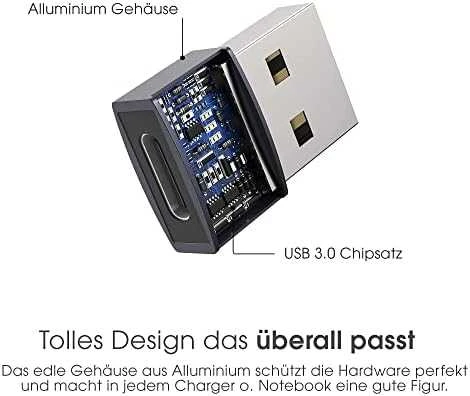 Adapteris USB TerraTec C20 USB-A - USB-C Juodas (387822)