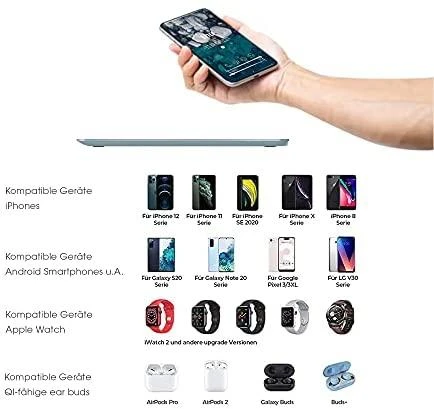 Terratec ChargeAIR All Universalus Aliuminis Belaidis įkrovimas Vidaus