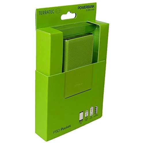 Powerbank TerraTec P50 5000mAh Žalias