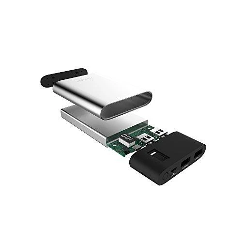 Powerbank TerraTec P80 Slim 8000mAh Juodai-sidabrinė