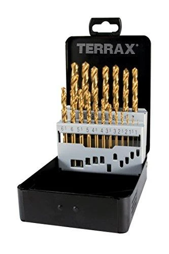 Grąžtas 19 dalių grąžtų rinkinys RUKO Terrax HSS-G TiN