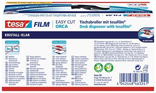 Tesa tesafilm stalo dozatorius Orca + 1 ritininis krištolinis skaidrus