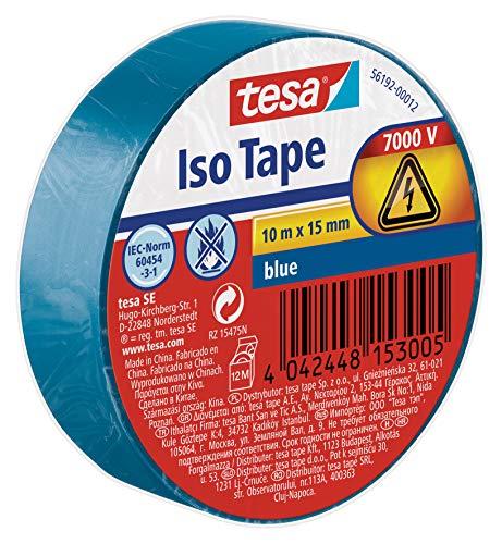 Tesa Taśma izolacyjna 10m 15mm mėlyna