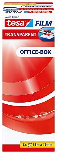 Beiersdorf Tesa Filmas - Biuro juosta, skaidri, 19mm x 33m, 8 vnt.