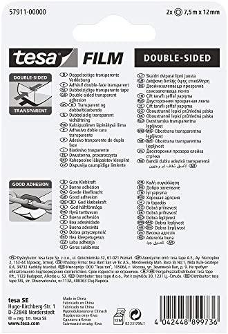 Tesa tesafilm rolka 7,5m 12mm dwustronny blister 2vnt..