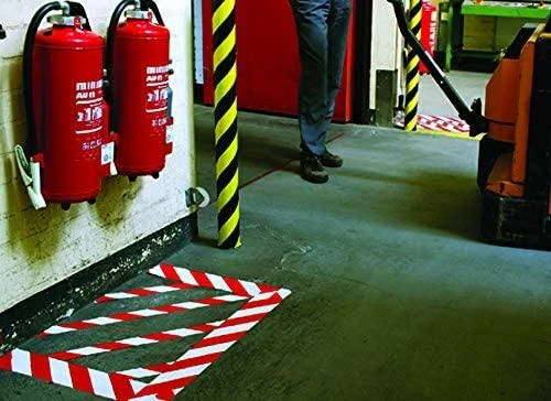 Lipni žymėjimo juosta TESA Signal , PP, 50mm x 66m, geltona-juoda