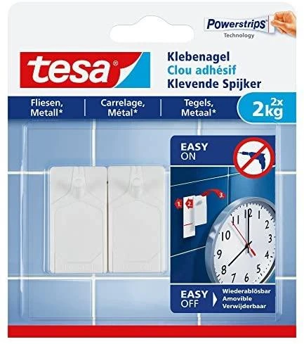 Tesa Uniwersalny hak Baltas 2 vnt. 77762