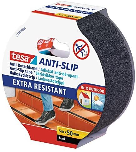 Tesa Anti-Rutschband 5m 50mm juodas