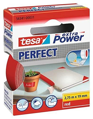 Beiersdorf Tesa extra Power Perfect medžiaginė juosta 2,75m 19mm geltona