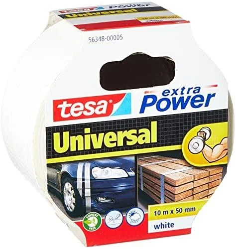 Tesa Extra Power Universal 10m 50mm baltas