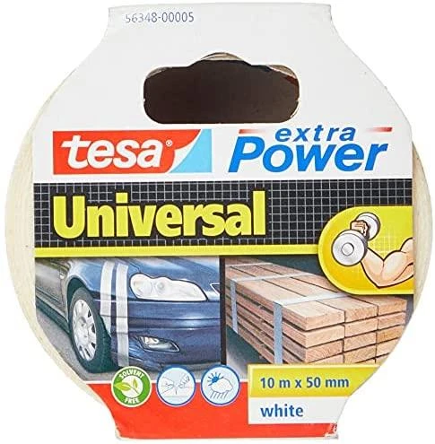 Tesa Extra Power Universal 10m 50mm baltas