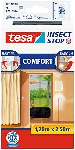TESA MOSKITIERA DRZWI BALTA 1,2m x 2,5m COMFORT