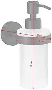 Dozownik do mydła Tesa TESA MOON Juodas 40565-00000-00 Muilo dozatorius 200 ml Juodas matinis matinis stiklas