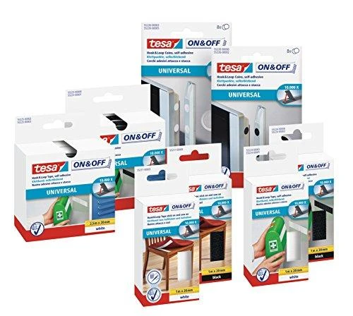 Organizacija Tesa Velcro Juodas 1 gabalas (TES081)