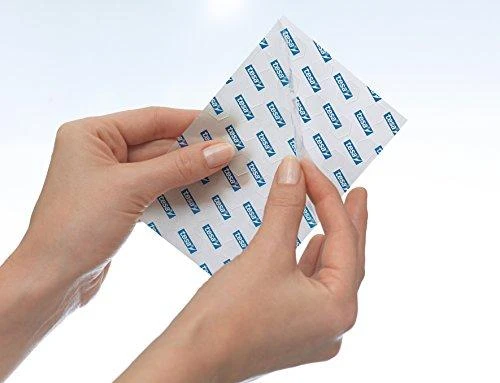 Tesa adhesive pads TACK, 200pcs., reusable, transparent