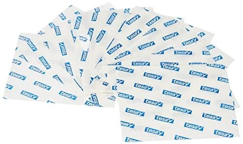Tesa adhesive pads TACK, 200pcs., reusable, transparent