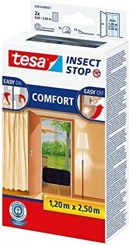 Tesa juodas tinklelis durims 1,2m x 2,5m pakuotė