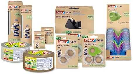 Tesa tesapack adhesive tape Eco* ultra strong PP, 66m x 50mm, ruda, 58299