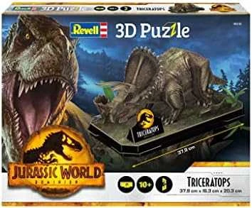 *****REVELL dėlionė 3D Juros periodo Triceratops 00242