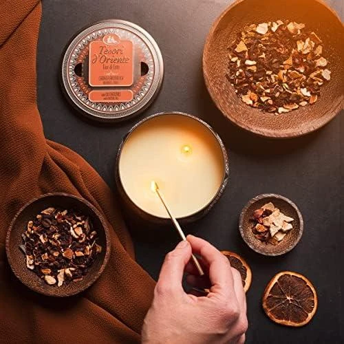 Tesori D'Oriente Tesori d´Oriente Fior di Loto Scented Candle, 200 g