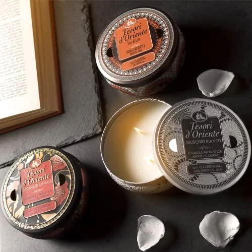 Tesori D'Oriente Tesori d´Oriente Fior di Loto Scented Candle, 200 g