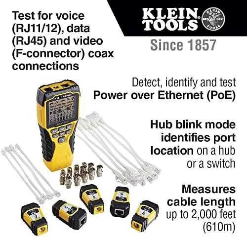 KLEIN TOOLS – VDV Scout® Pro 3 tester Kit Locator Map™ (PoE)