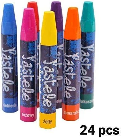 Tetis Šešiakampės aliejaus pastelės KT020 -AF - 24 spalvos