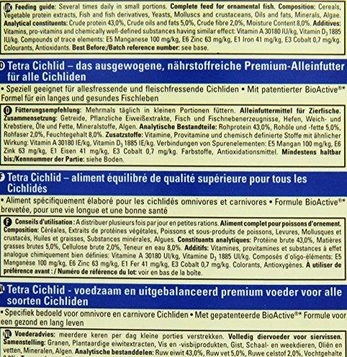 TETRA CICHLID SPALVOTOS GRANULĖS 10L