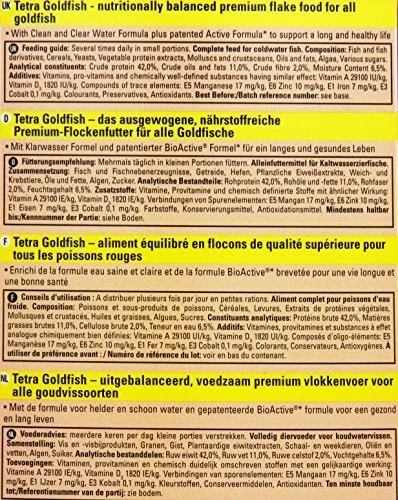 „Tetra Goldfish“ 10 l kibiras, maistiniai dribsniai auksinėms žuvelėms / šaltam vandeniui