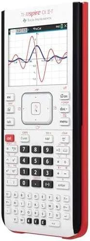 TI Nspire CX II T su vaizduojamu matematiniu grafiku