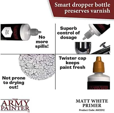 Army Painter Army Painter Warpaints - Air Primer Baltas, 100 ml