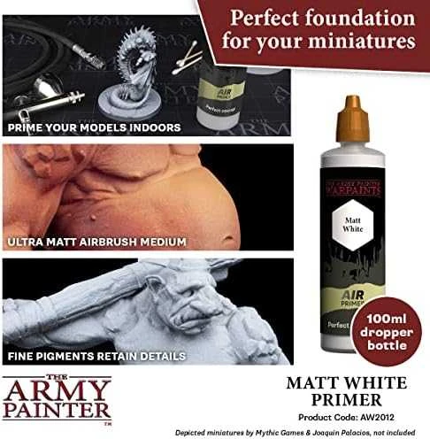 Army Painter Army Painter Warpaints - Air Primer Baltas, 100 ml