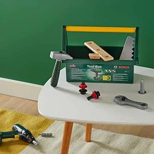 Žaislinių įrankių dėžė Klein su Bosch el. suktuvu (8429)