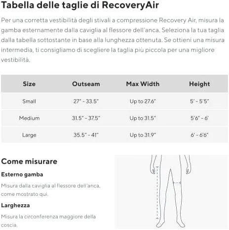 Kompresinis masažuoklis Therabody RecoveryAir JetBoots Small EU/UK