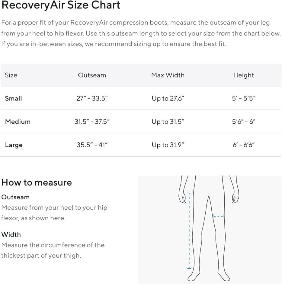 Kompresinis masažuoklis Therabody RecoveryAir PRO Compression Bundle Small EU/UK