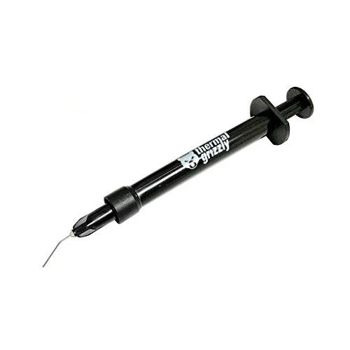 Thermal Grizzly | Terminis tepalas "Conductonaut" 1g | universalus | Šilumos laidumas: 73 W/mk; Klampumas: 0,0021 Pas; Tankis: 6,24g/cm3; Temperatūra: 10 °C / +140 °C; Sudėtis: 1 g