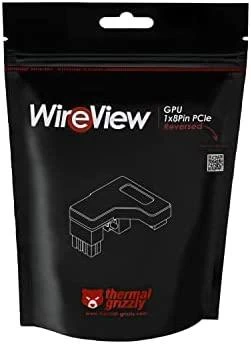 Vaizdo plokštė Thermal Grizzly „WireView“ GPU, 1 x 8 kontaktų PCIe® atvirkštinis