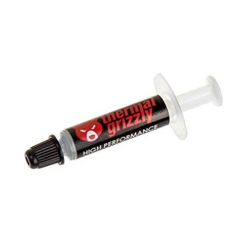 Thermal Grizzly | Terminis tepalas "Kryonaut" 1g | universalus | Šilumos laidumas: 12,5 W/mk * Šiluminė varža: 0,0032 K/W * Elektros laidumas: 0 pS/m * Klampumas: 130-170 Pas * Specifinis svoris: 3,7g/cm3 * Temperatūra: -200 °C / +350 °C W