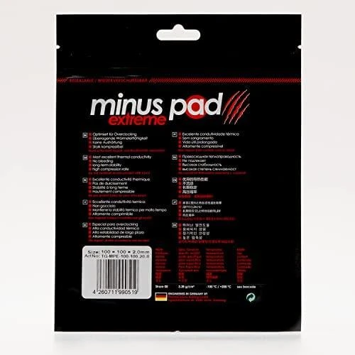 Thermal Grizzly Minus Pad Extreme – 100 × 100 × 2 mm