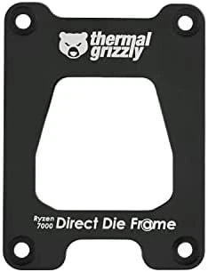 Thermal Grizzly Ryzen 7000 Direct Die Frame | Thermal Grizzly | Ryzen 7000 Direct Die Frame | Juodas | N/A